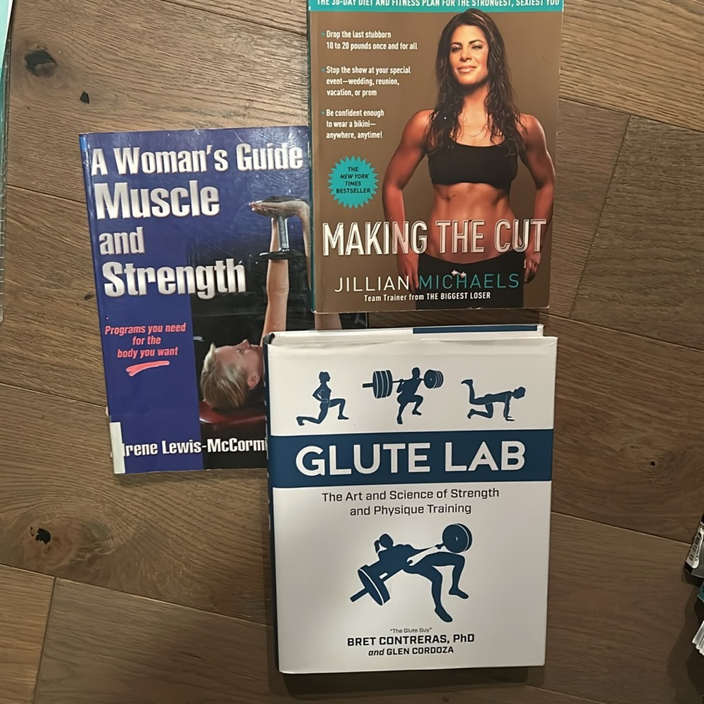 Bundle GLUTE GUY (BRET CONTRERAS) plus 2 other AMAZING Fitness Books